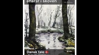Mal træer og skov Akvarel undervisning