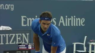 US Open 2013 R4   Robredo vs Federer