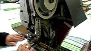 Shower Curtains Made In America - Adding the Grommet Holes