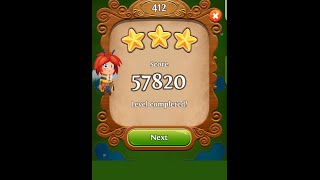 Blossom Blast Saga Level 412