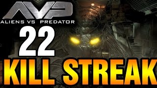 FLAWLESS 22 KILL STREAK "Aliens vs Predator" I'M A BEAST!!!