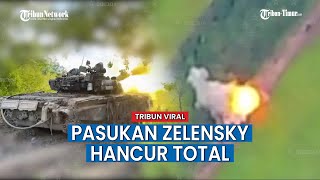 Benteng Pasukan Zelensky Hancur Total Jadi Bulan-bulanan Pasukan Putin