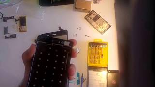 how to change screen lcd and middle frame on huawai p8 lite