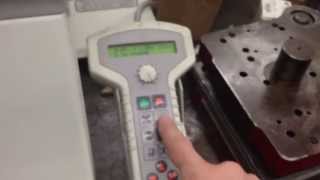 Gravograph IS400 engraving a watch