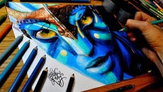 Drawing Neytiri (Avatar)