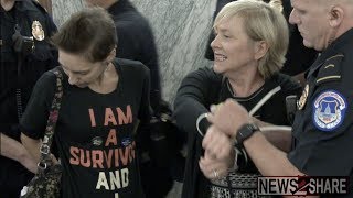 Kavanaugh Protest: 70 arrested after blowing rape whistles at cops
