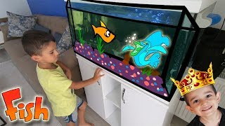 Rüzgara sürpriz akvaryum hediyesi Kids surprise aquarium gift Eğlenceli çocuk videosu