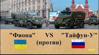 Украинский КрАЗ "Фиона" против российского УрАЛ "Тайфун". Украинский бронеавтомобиль VS российский