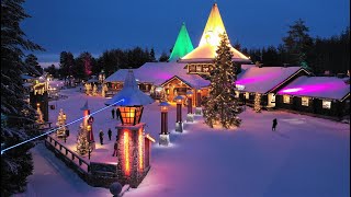 Santa Claus Village Father Christmas in Lapland Finland travel video: visit Santa's Home Rovaniemi