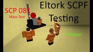 ROBLOX Eltork SCPF Testing - SCP 081 Mass Test Timelapse