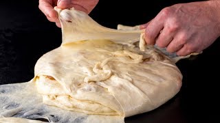 1 patata, un poco de masa y el sabor llamó a todos los vecinos. ¡Una receta estupenda! | Gustoso. TV