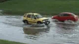 FLASH flooding Traffic Circle Moncton