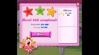 Candy Crush Saga Lavel 466 ★★★ NO BOOSTER 311 280 points