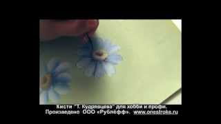 Техника двойного мазка - кисти для хобби Рублефф - 06RB
