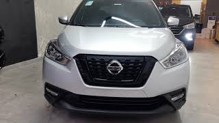 Nissan Kicks PCD 2020 envelopamento de teto coluna aerofólio Black piano confiran FFR acessórios