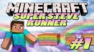 SUPER STEVE RUNNER - Minecraft Parkour - Lots of RAGE & FAILS!