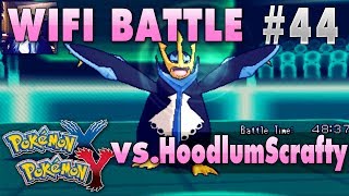 Pokemon X & Y: Wifi Battle #44 vs. HoodlumScrafty! [Pokebank OU] (Live Facecam)