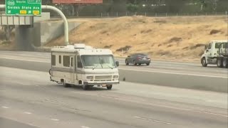 California Police Seek Father Who Led Chase In RV