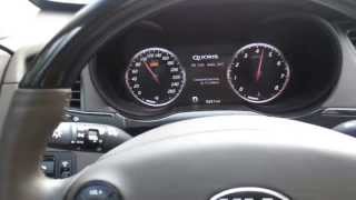 Kia Quoris acceleration - разгон киа кворис