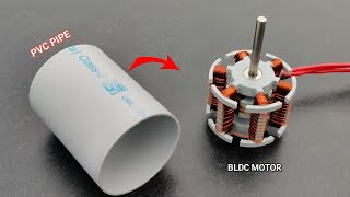 How To create Bldc Motor at Home Using Pvc Pipe