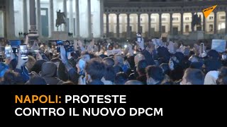 Napoli: proteste contro il nuovo Dpcm