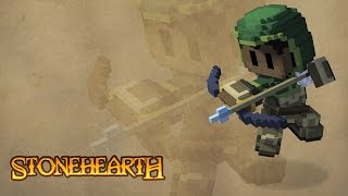 Обзор игры Stonehearth +Геймплей, Занимательной игры в кубическом стиле.
