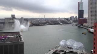 Rijnhaven wandelbrug wordt geopend?