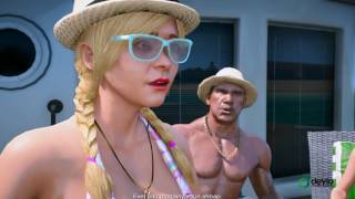 GTA V ENB Series Bölüm # 12 Michael'ın Kızı Porno Yıldızı