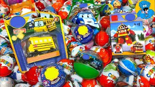 Киндер Сюрпризы,A Lot Of Candy and Kinder Surprise Eggs Робокар Поли,Robocar Poli,Сказочный Патруль