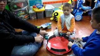 爆旋陀螺 鋼鐵戰魂 ... 三老表...旋風對決 (2010-02-13)