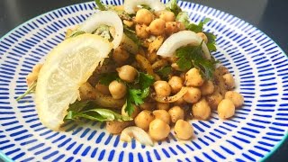 Nohutsalatasi, Hoe maak je Kikkererwtensalade, How to make Chickpeasalad