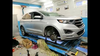 FORD Edge. Установка китайский Led противотуманок. Шикарный подарок от подписчика.