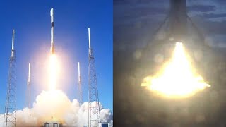 SpaceX Starlink 86 launch and Falcon 9 first stage landing, 4 June 2023