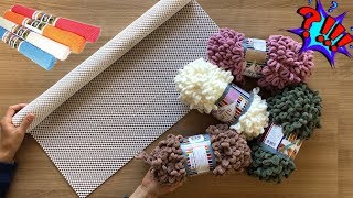 HALI KAYDIRMAZ İLE YAPABİLECEĞİNİZ ŞIK BİR FİKİR // MAKING EASY ANTI-SLIP RUG WITH RUG PAD, ROPE