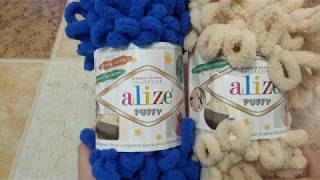 Вяжем руками// Плед узором "Плетенка" с красивым краем из ALIZE PUFFY// Подробный мастер класс.