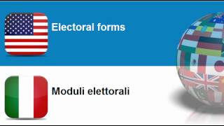 Learn Italian = Topic = Paper or paperboard registers