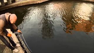 Magnet fishing around the city!
