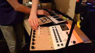 Custom Circuit bent Roland TR505, MPC2000 and Alesis Micron Acid House Jam