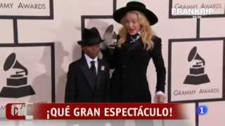 2014 Madonna @ Grammy Awards - Spanish TV News Reports - Jan. 26