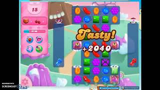 Candy Crush Level 723 Audio Talkthrough, 2 Stars 0 Boosters