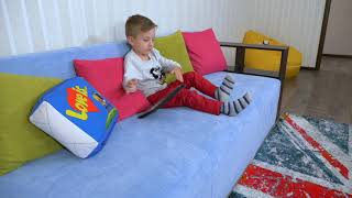 Давид РЕШИЛ ПОВТОРИТЬ Странный ЧЕЛЛЕНДЖ! Для Детей Kids Children