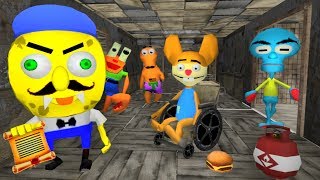 НОВЫЙ ДОМ СОСЕДЕЙ 2! обновленная Игра СПАНЧ боб ДЕЛАЮ КОНЦОВКУ - SpongeBob Escape