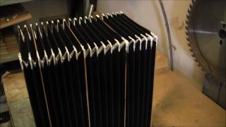 Accordion bellows construction: pressing corners