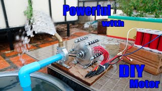 How to make Water pump using DIY motor