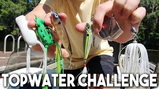 The Topwater Challenge! Bass Fishing