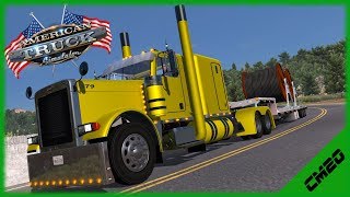 American Truck Simulator / Beta 1.28 - Peterbilt 379/Lode King Drop Deck
