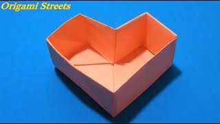 Как сделать коробочку из бумаги. Оригами коробочка.