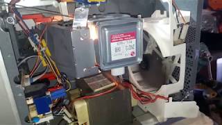 Микроволновка Panasonic включается, но не греет