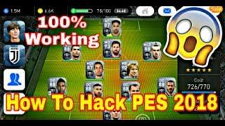 PES 2018 Mobile Hack Mod Android 20 Black Ball Players Pre Added 100% working