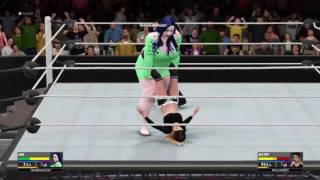 WWE 2K16 - Online - BBW vs Skinny Girl Vore